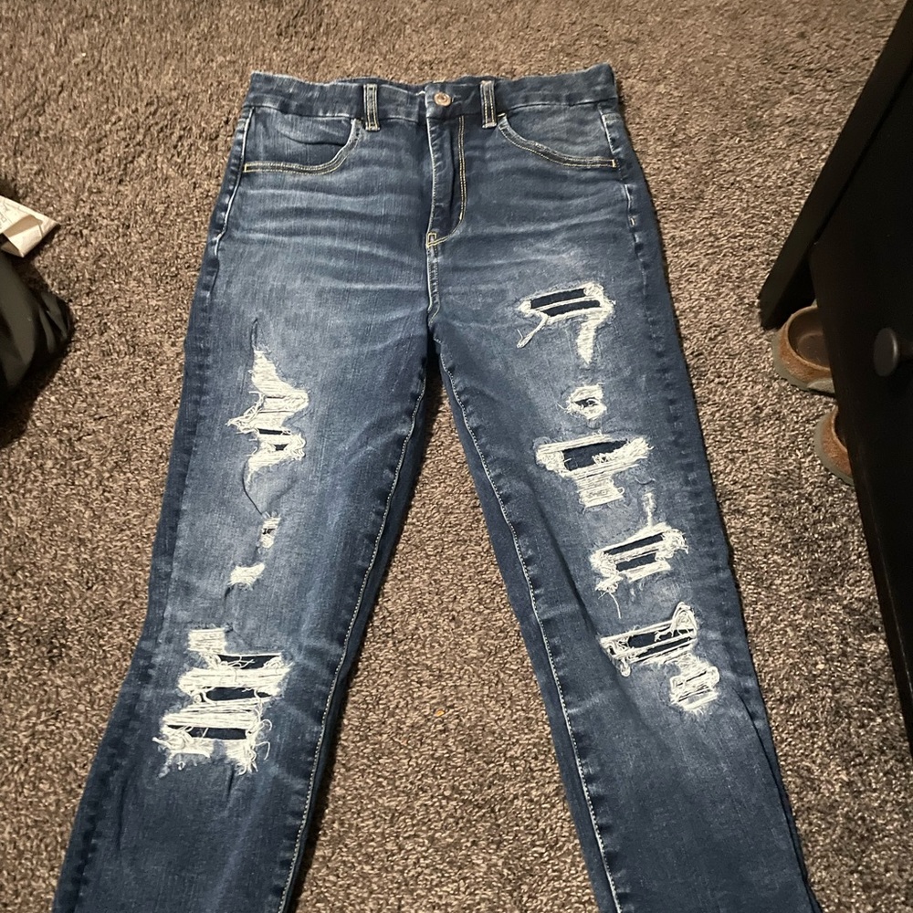 American Eagle ripped skinny jeggings
